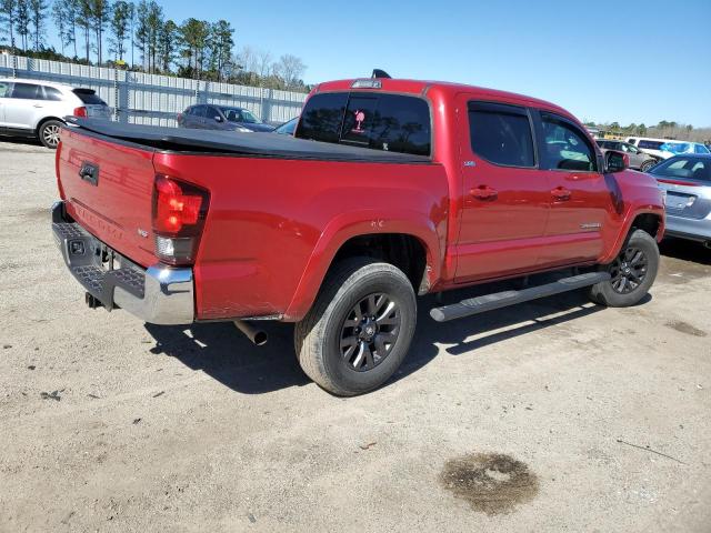 3TYAZ5CNXLT001533 - 2020 TOYOTA TACOMA DOUBLE CAB RED photo 3