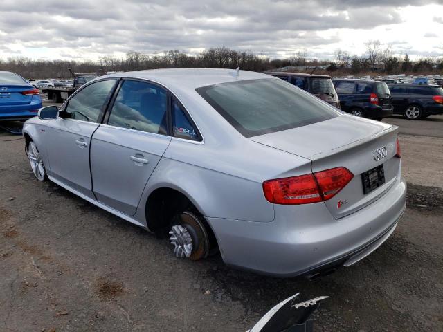 WAUKGAFL9CA107782 - 2012 AUDI S4 PRESTIGE SILVER photo 2