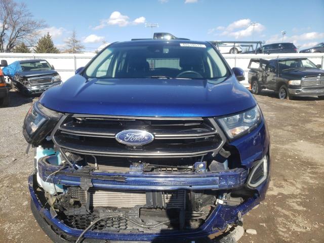 2FMTK4AP9FBC02302 - 2015 FORD EDGE SPORT BLUE photo 5