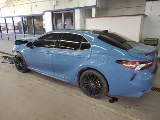 4T1K61BK3PU078637 - 2023 TOYOTA CAMRY XSE BLUE photo 2