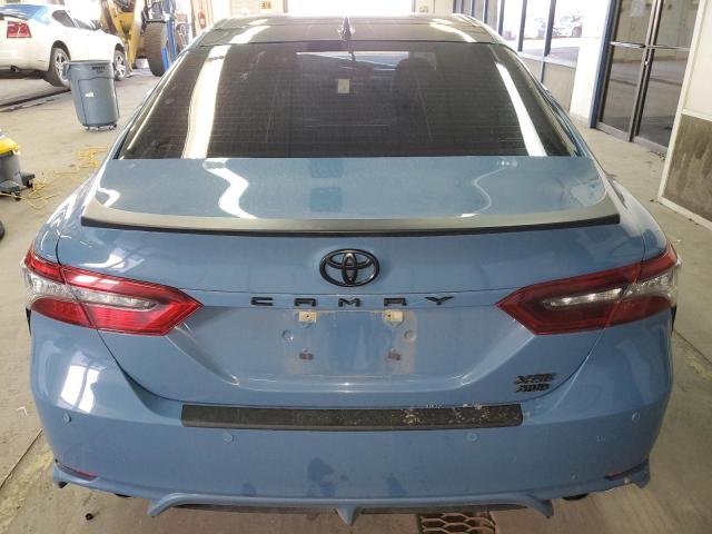 4T1K61BK3PU078637 - 2023 TOYOTA CAMRY XSE BLUE photo 6