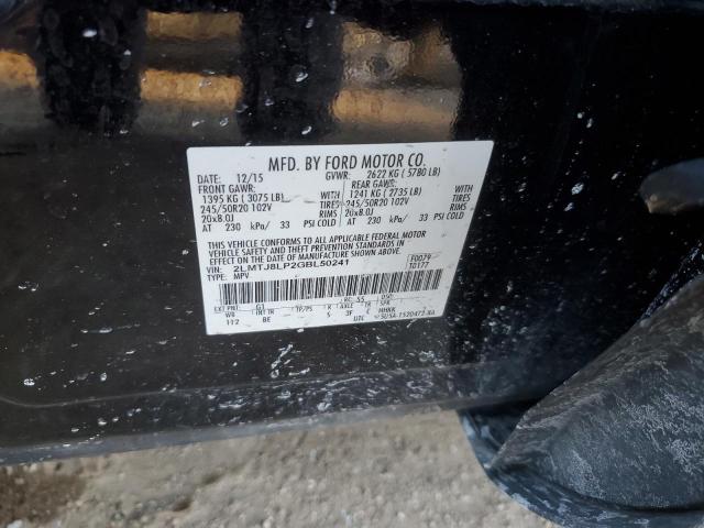 2LMTJ8LP2GBL50241 - 2016 LINCOLN MKX RESERVE შავი ფოტო 13