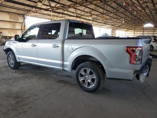 1FTEW1CP6GKE25675 - 2016 FORD F150 SUPERCREW SILVER photo 2