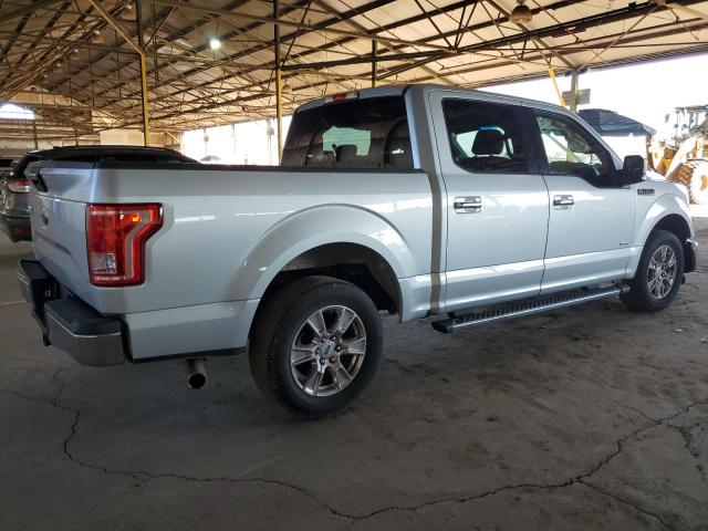 1FTEW1CP6GKE25675 - 2016 FORD F150 SUPERCREW SILVER photo 3