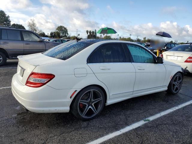 WDDGF56X88F083142 - 2008 MERCEDES-BENZ C 350 WHITE photo 3