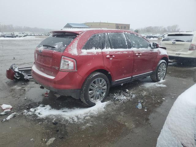 2FMDK4KC2ABA30042 - 2010 FORD EDGE LIMITED RED photo 3