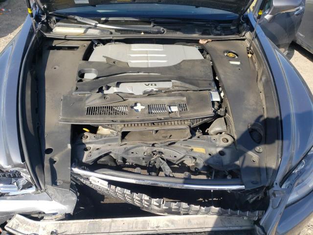 JTHBL5EF2D5122053 - 2013 LEXUS LS 460 GRAY photo 11