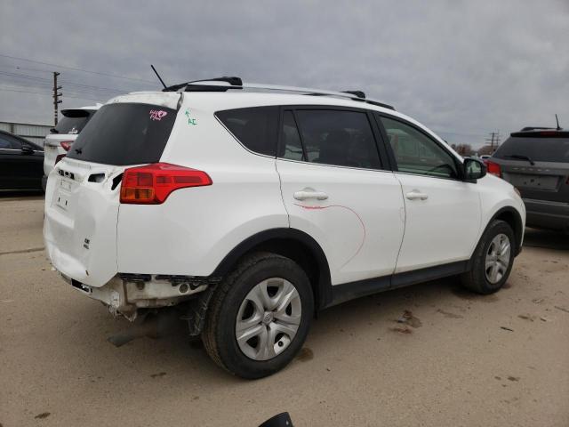 JTMBFREV4DD016264 - 2013 TOYOTA RAV4 LE WHITE photo 3