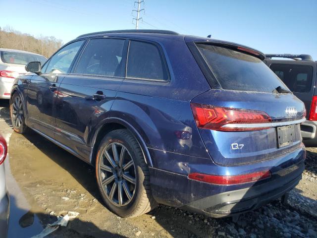 WA1VXAF7XLD002695 - 2020 AUDI Q7 PRESTIGE ლურჯი ფოტო 2
