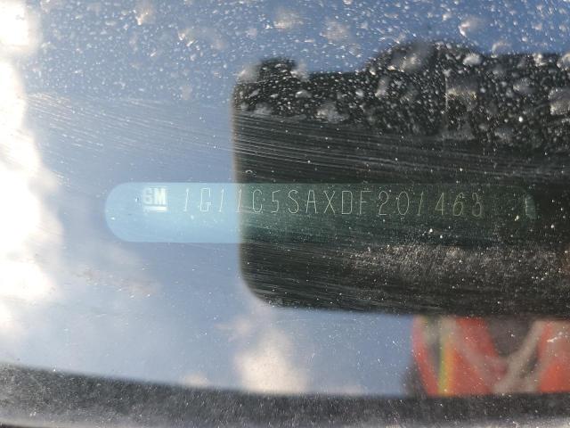 1G11C5SAXDF201463 - 2013 CHEVROLET MALIBU 1LT GRAY photo 12