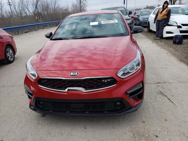 3KPF44AC0LE206347 - 2020 KIA FORTE GT RED photo 5