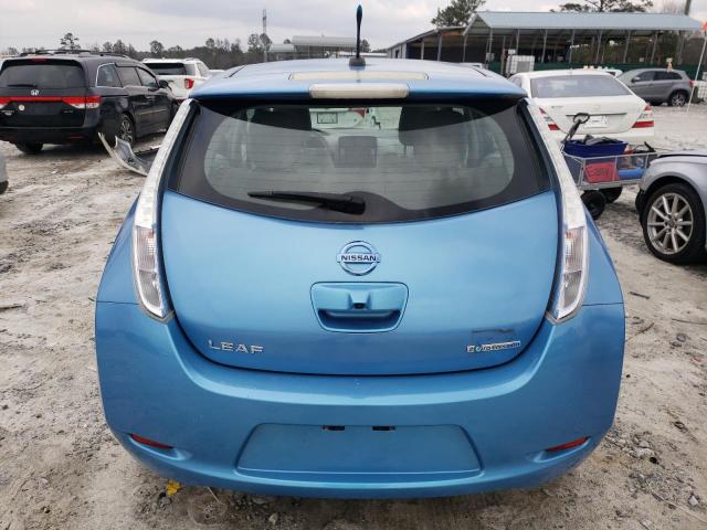 JN1AZ0CP4CT022480 - 2012 NISSAN LEAF SV BLUE photo 6