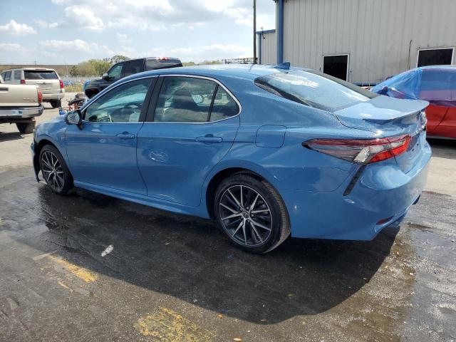 4T1G11AK4PU110565 - 2023 TOYOTA CAMRY SE NIGHT SHADE BLUE photo 2
