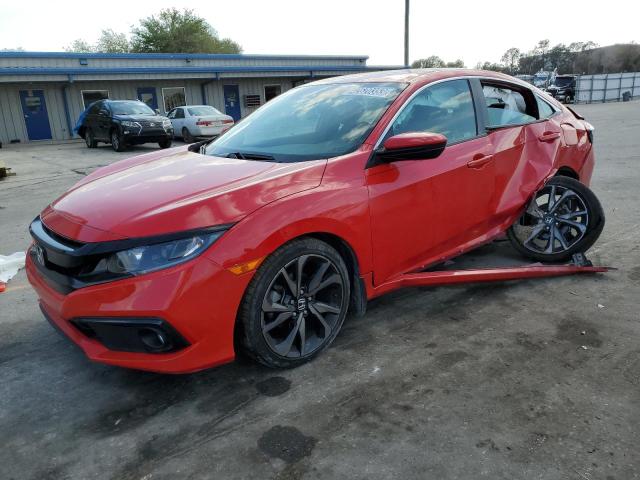 2HGFC2F89MH534174 - 2021 HONDA CIVIC SPORT RED photo 1