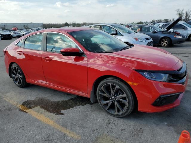 2HGFC2F89MH534174 - 2021 HONDA CIVIC SPORT RED photo 4