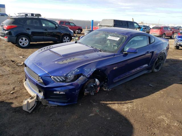 1FA6P8CF8F5353236 - 2015 FORD MUSTANG GT BLUE photo 1