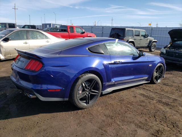 1FA6P8CF8F5353236 - 2015 FORD MUSTANG GT BLUE photo 3