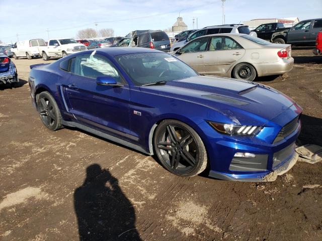 1FA6P8CF8F5353236 - 2015 FORD MUSTANG GT BLUE photo 4