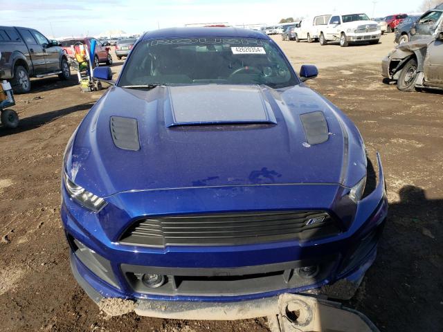 1FA6P8CF8F5353236 - 2015 FORD MUSTANG GT BLUE photo 5