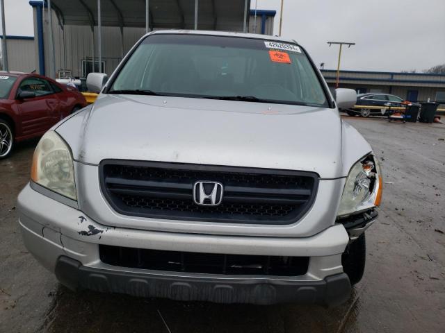 5FNYF18505B046119 - 2005 HONDA PILOT EXL SILVER photo 5