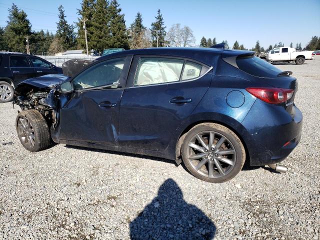 3MZBN1M32JM186639 - 2018 MAZDA 3 GRAND TOURING BLUE photo 2