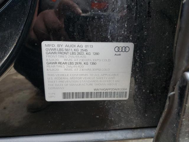 WA1WGAFP2DA053356 - 2013 AUDI Q5 PRESTIGE 黑色 照片 13