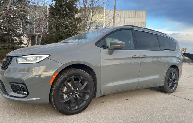 2C4RC3BG9NR156352 - 2022 CHRYSLER PACIFICA TOURING L GRAY photo 2