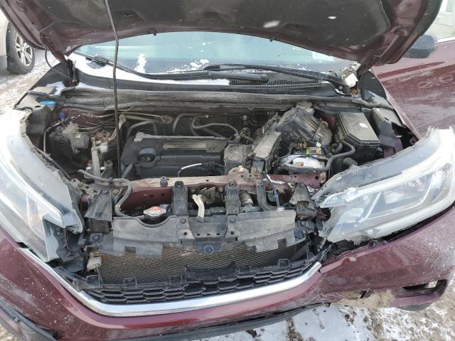 5J6RM4H31FL129027 - 2015 HONDA CR-V LX BURGUNDY photo 12