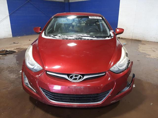 5NPDH4AE3FH637553 - 2015 HYUNDAI ELANTRA SE RED photo 5