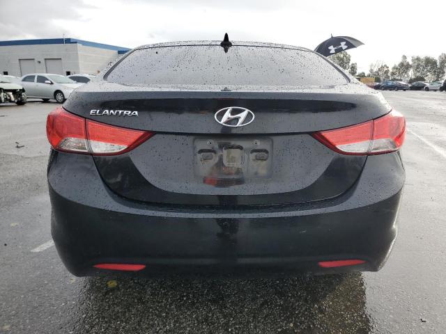 5NPDH4AE0BH023070 - 2011 HYUNDAI ELANTRA GLS BLACK photo 6