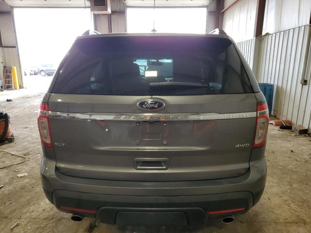 1FM5K8D8XEGB32191 - 2014 FORD EXPLORER XLT GRAY photo 6