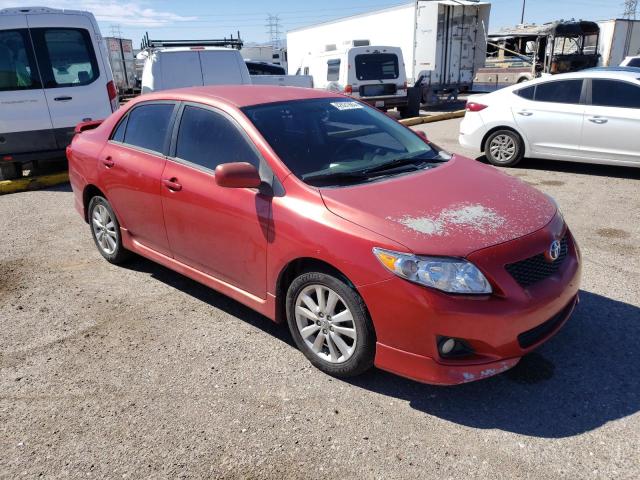 1NXBU40E69Z098484 - 2009 TOYOTA COROLLA BASE BURGUNDY photo 4