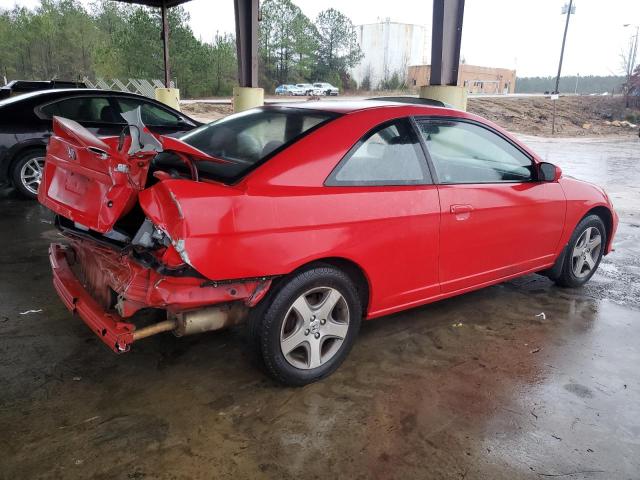 1HGEM22914L014514 - 2004 HONDA CIVIC EX RED photo 3