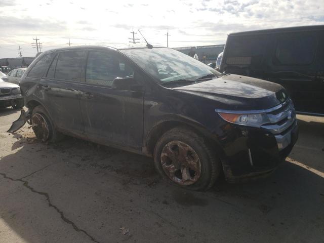 2FMDK4JC4EBA15291 - 2014 FORD EDGE SEL BROWN photo 4