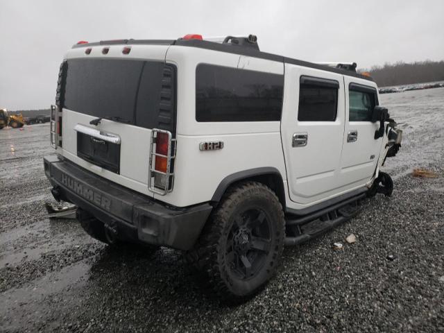 5GRGN23U43H144133 - 2003 HUMMER H2 WHITE photo 3