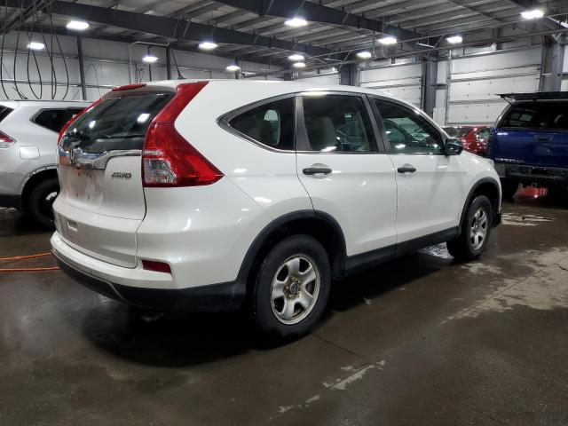 5J6RM4H32FL098015 - 2015 HONDA CR-V LX WHITE photo 3