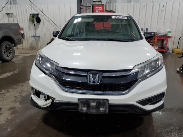 5J6RM4H32FL098015 - 2015 HONDA CR-V LX WHITE photo 5