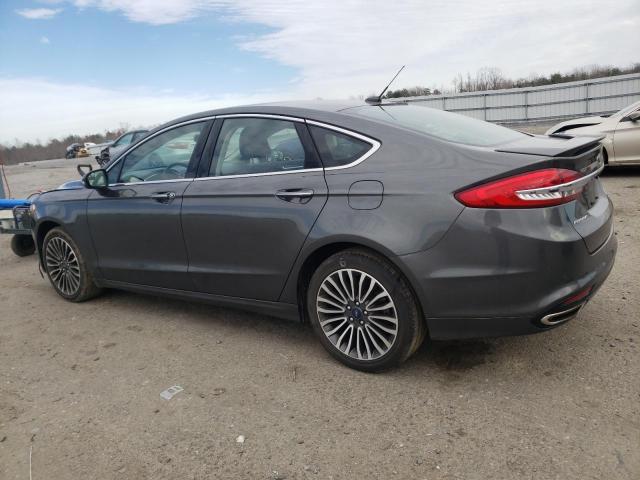 3FA6P0D98JR188420 - 2018 FORD FUSION TITANIUM/PLATINUM GRAY photo 2