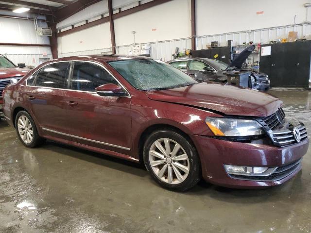 1VWCP7A30CC031663 - 2012 VOLKSWAGEN PASSAT SEL BURGUNDY photo 4