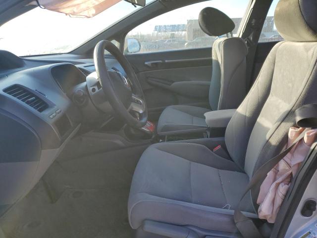 1HGFA16828L066474 - 2008 HONDA CIVIC EX GRAY photo 7