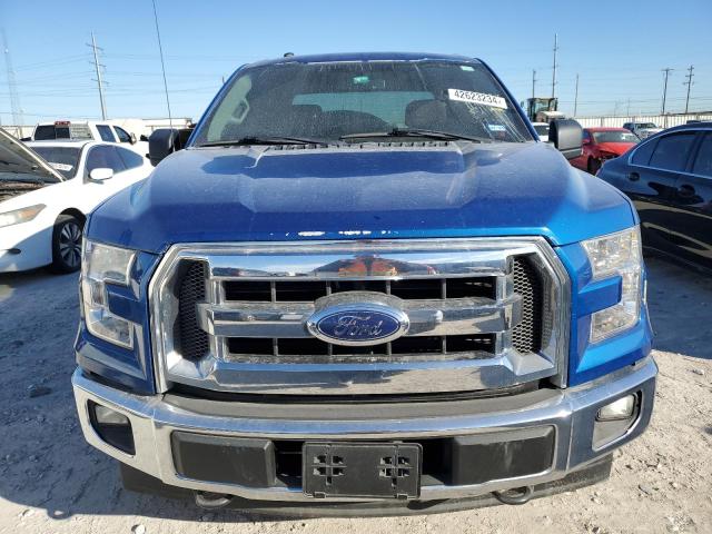 1FTEW1EP2HKE53522 - 2017 FORD F150 SUPERCREW BLUE photo 5