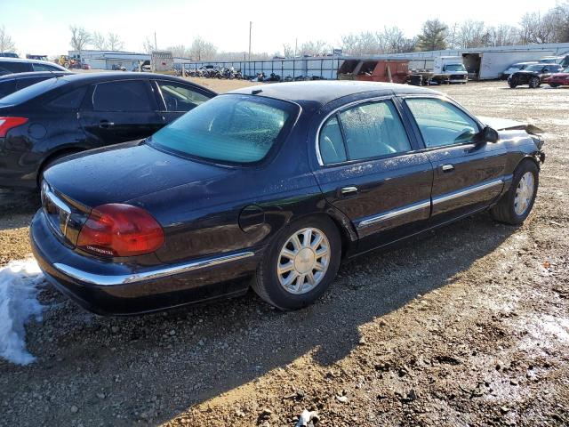 1LNHM97V9YY871503 - 2000 LINCOLN CONTINENTA BLUE photo 3