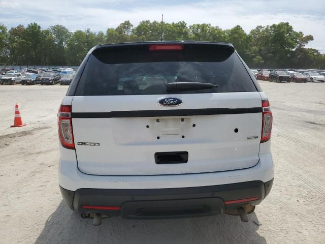 1FM5K8AR7FGC51458 - 2015 FORD EXPLORER POLICE INTERCEPTOR თეთრი ფოტო 6