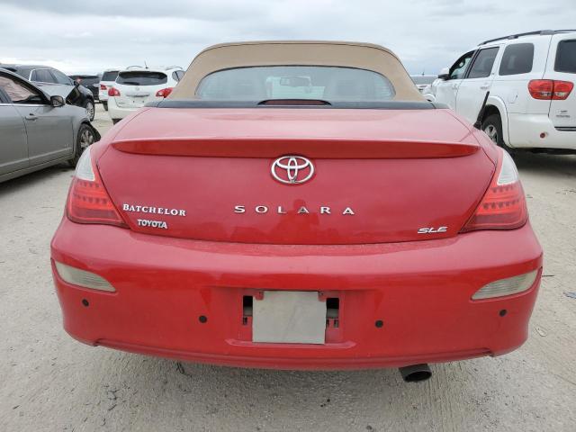 4T1FA38P88U146415 - 2008 TOYOTA CAMRY SOLA SE RED photo 6