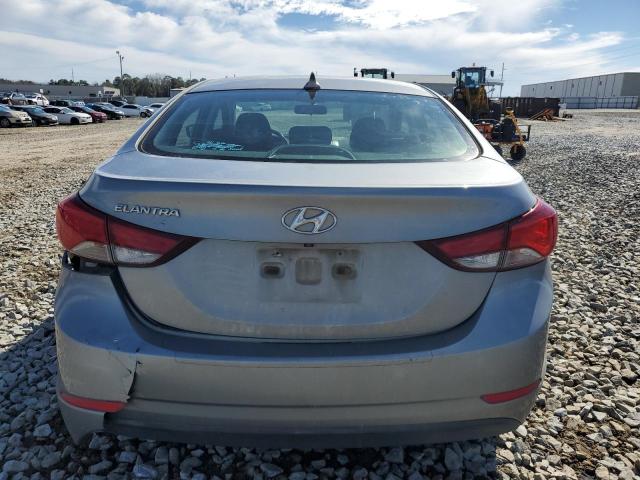 KMHDH4AE9FU224182 - 2015 HYUNDAI ELANTRA SE SILVER photo 6