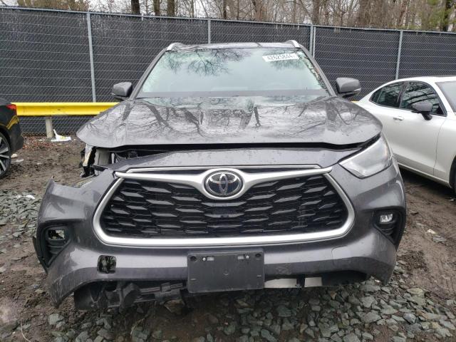 5TDHZRBH4NS575724 - 2022 TOYOTA HIGHLANDER XLE GRAY photo 5