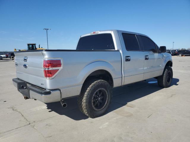 1FTFW1CV6AKE74689 - 2010 FORD F150 SUPERCREW SILVER photo 3