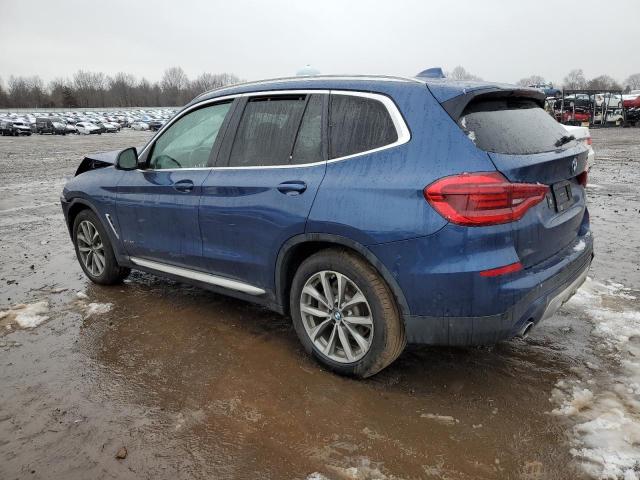 5UXTR9C50JLC75240 - 2018 BMW X3 XDRIVE30I BLUE photo 2