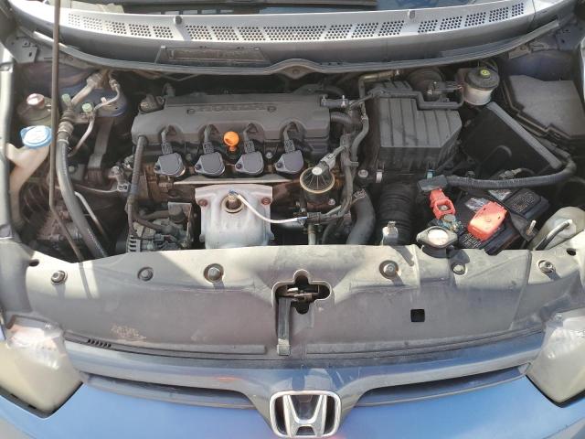 2HGFG12608H506661 - 2008 HONDA CIVIC LX BLUE photo 11