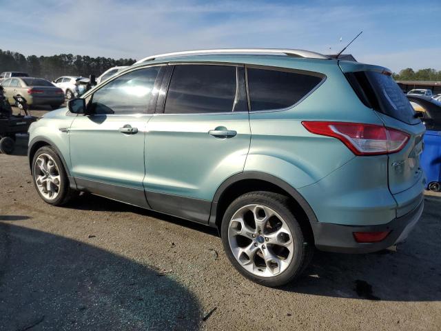 1FMCU0J94DUB06430 - 2013 FORD ESCAPE TITANIUM TURQUOISE photo 2